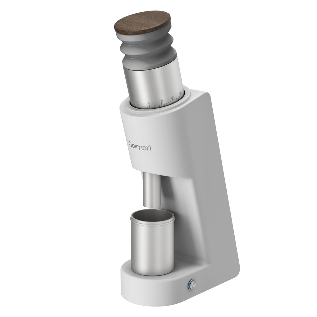 Geimori GU38 Single Dose Coffee Grinder, Electric Burr Coffee Grinder with 38mm Conical Burrs, Stepless Adjustment, Zero Retention